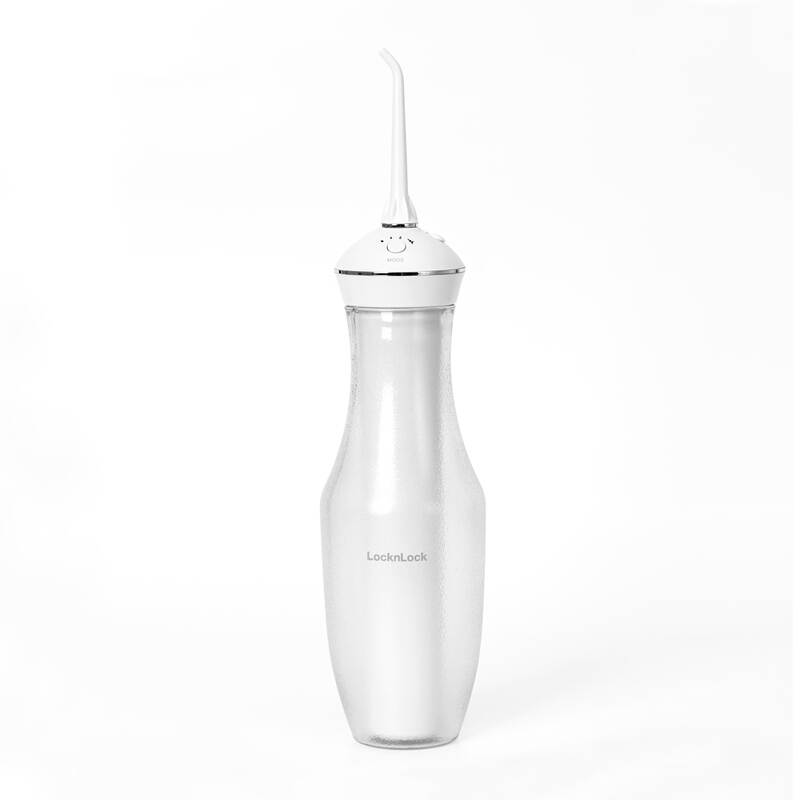 Máy Tăm Nước Không Dây Locknlock Jumbo Cordless Oral Irrigator 5V, 3W, 280ml Màu trắng - ENR126WHT, , large image number null
